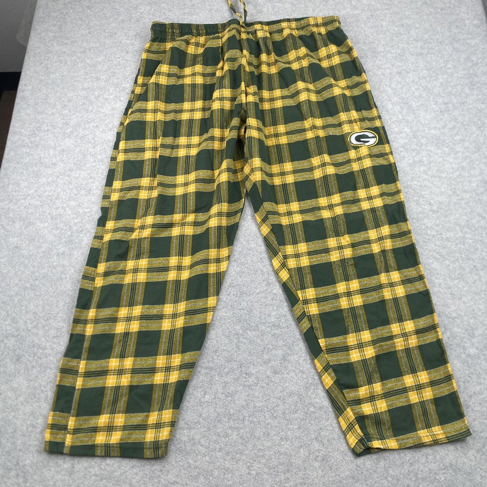 Green Bay Packers Pants Mens 3XL (39x30) Green Yellow NFL Football Team Apparel